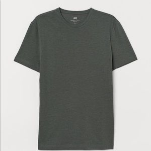 H&M SLIM FIT TSHIRT - BRAND NEW XXL - OLIVE GREEN